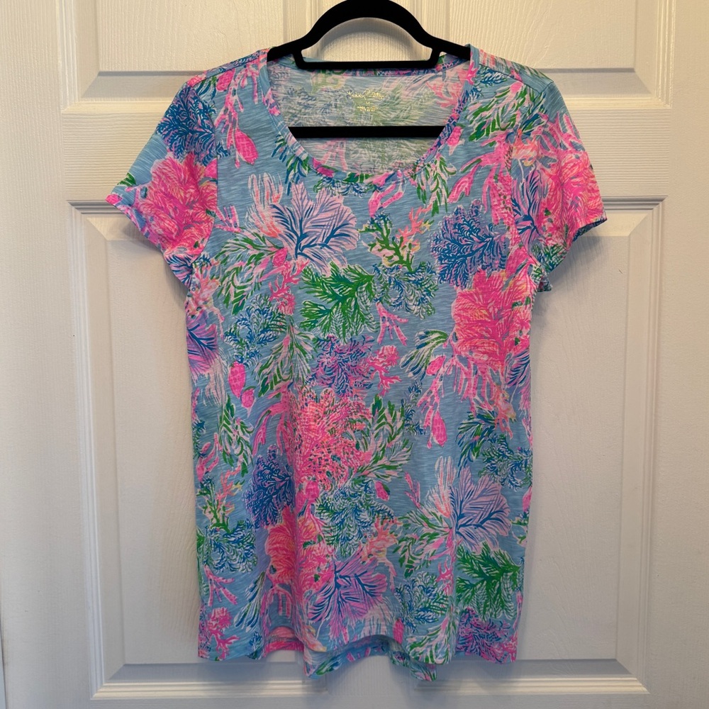 NWOT Lilly Pulitzer Etta Scoop Top